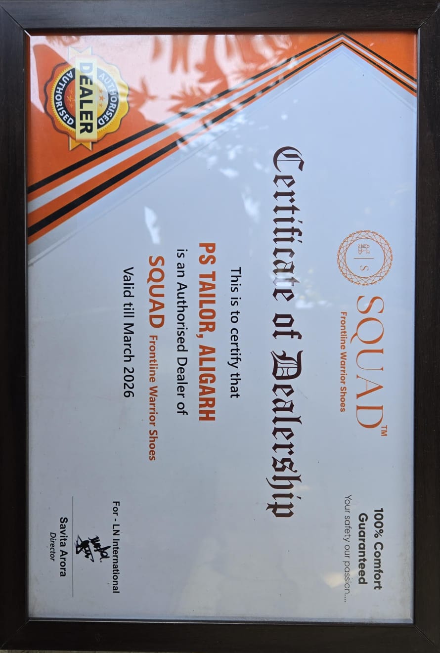 SQUAD Authorized Dealer Certificate